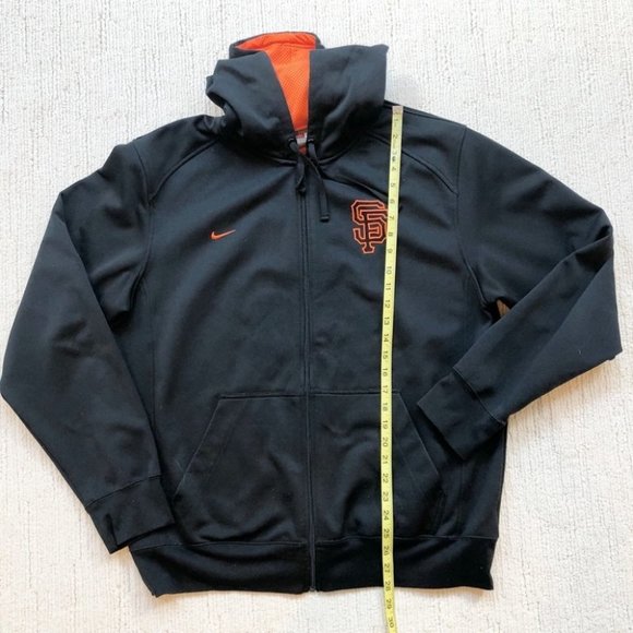 Nike MLB Black and Orange Sweatshirt with Athletic Design - Picture 4 of 10